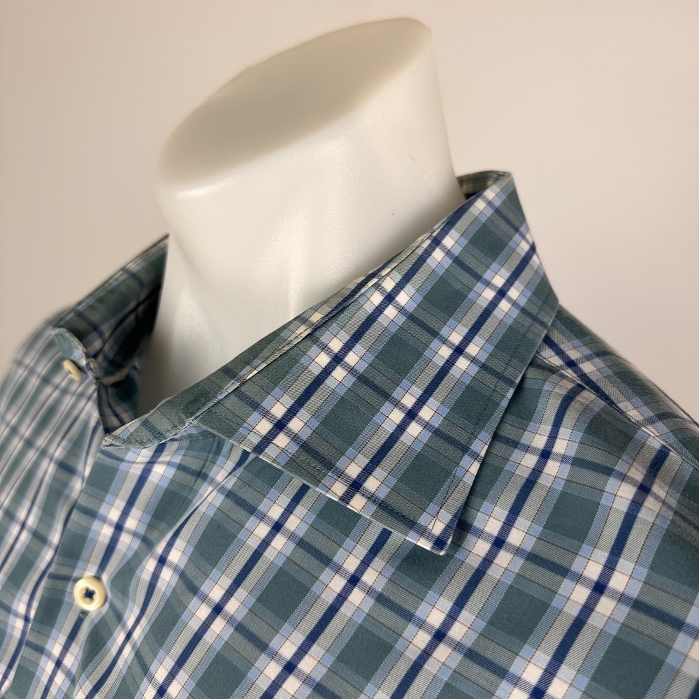 Peter Millar Patterned Button Up Shirt Size Extra Large - Picture 3 of 6